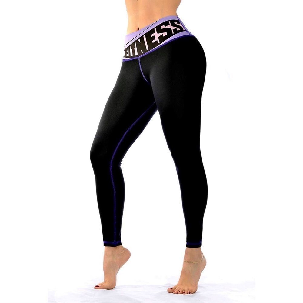 Women's Leggings‎ Yoga Pants Fitness Purple